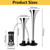 HK 12V 150db Air Horn Kit for Truck Car, Super Loud Train Horn for Truck, Dual Trumpet Air Horns with Compressor for Any 12V Vehicles Trucks Motorcycle Pickup Trains Cars Boats (Silver)