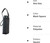 Totes Super Mini Manual ECO Compact Umbrella - Black