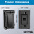 10 Pack BESTTEN Outdoor Outlet Cover for GFCI and Decorator Receptacle