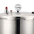 MEASUREMAN Stainless Steel Pressure Cooker Gauge, Pressure Canner Gauge, Steam Pressure Gauge, 2" Dial, Lower Mount, Including Gasket, Washer and Nut