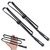 2 Pack ABBREE 42.5-Inch Length SMA-Female Dual Band 144/430Mhz Foldable CS Tactical Antenna for GMRS Radio Baofeng UV-5R BF-F8HP Pro 5RM UV-21R UV-5G Plus GM-5RH K5PLUS AR-152 GM-15PRO Radio Antenna