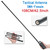 2 Pack ABBREE 42.5-Inch Length SMA-Female Dual Band 144/430Mhz Foldable CS Tactical Antenna for GMRS Radio Baofeng UV-5R BF-F8HP Pro 5RM UV-21R UV-5G Plus GM-5RH K5PLUS AR-152 GM-15PRO Radio Antenna