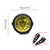 evomosa Universal motorcycle headlight, 6‘’ halogen headlight with lampshade cover retro for Cafe Racer Bobber Chopper CG125 GN125 (Yellow)