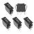 QTEATAK 5Pcs SPDT 3 Pins 3 Position ON/Off/ON Toggle Rocker Switch
