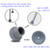 Replacement 1-1/8" Rubber Suction Cup Feet
