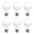 SHINESTAR A19 LED Light Bulb, 60 Watt Light Bulbs 5000K Daylight White, E26 Standard Base, Non-Dimmable, 6-Pack