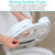Vive Toilet Seat Cushion (Soft Cushioned Foam) - Easy Clean Soft Padded