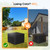 POMER Fire Pit Cover Square,28 Inch Firepit Covers Square,28x28x25 Inch
