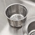 GZILA Kitchen Sink Drain Basket Only, 3-inch Basket for Kitchen Sink Strainer Replacement, Deep Cup Strainers with Handle, SUS 304 Stainless Steel