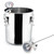 Efeng 15“ turkey fryer thermometer with pot clip (2 Pack), 2" dial candy thermometer with stainless steel clip,oil thermometerr for frying,turkey thermometor deep fryer for cooking tall pots,beef,meat