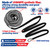 Ucreative 1/4" x 50' Synthetic Winch Rope Gray with Hook and Stopper