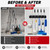 HYRIXDIRECT Broom Hanger Wall Mount, Broom Mop Organizer for Garage