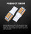 Antline T10 921 194 168 LED Bulbs Warm White 20-Packs, Super Bright 3014 42-SMD LED Replacement 12 Volt RV Camper Trailer Boat Trunk Interior Dome Map License Lights, Backup Reverse Lights