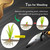 nascom Premium Japanese Weeding Sickle Hand Hoe for Gardening - Ideal for Planting, Plowing, Digging & More - Durable, Ergonomic Design, and Sharp Blade for Effortless Work