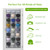 Unjumbly Baseball Hat Rack, 24 Pocket Over-The-Door Hat Organizer with Clear Deep Pockets to Display Baseball Caps Collection, Complete with 3 Over Door Hooks (Grey, 24 Pockets)