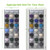 Unjumbly Baseball Hat Rack, 24 Pocket Over-The-Door Hat Organizer with Clear Deep Pockets to Display Baseball Caps Collection, Complete with 3 Over Door Hooks (Grey, 24 Pockets)