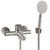 Aolemi Bathtub Faucet Wall Mount Tub Set Round Handheld Brushed Nickel