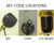Knapheide 26100396, Replacement Lock & Key Kit for Rotary Latches, Key Code 0007