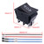 weideer 20A 12V DC Motor Polarity Reverse Rocker Switch DPDT 6 Pin ON-Off-ON Boat Motor Control Switch with Jumper Wires KCD2-203-JT-X