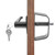 Shed Door Latch L-Handle Lock Kit with 2 Keys, 4-1/2" Stem Shed & Barn Door Lock
