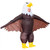 MXoSUM Inflatable Bald Eagle Costume for Adult Blow up Eagle Mascot Costume Outfit Funny Independence Day Parade Patriotic Costume Suit