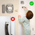Alise Slide Bolt Latches,Large Size Double Sided Rotate Lock for Cabinet