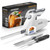 Homaider Electric Knife for Meat Slicing 2 Blades, Carving Fork & 6 Ft Cord
