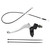 PRO BAT Universal 7/8'' Left Clutch Lever Handle 39'' Cable w/Adjuster