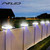 Solar Outdoor Post Cap Lights, 160LM 6000K Cool White, IP65, 4 Pack White