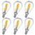 LiteHistory A15 E12 Led Bulb,Light Bulbs 60 watt Soft White,Dimmable,2700K