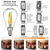 LiteHistory A15 E12 Led Bulb,Light Bulbs 60 watt Soft White,Dimmable,2700K