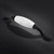 WMYCONGCONG 8 PCS 3.8"/96mm Centers Ceramic Cabinet Pull Spoon Foot Cabinet Handles and Drawer Pulls Black White Knob Hardware Handle for Kitchen Cabinets Cupboard Dresser