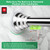 Ayayastory Adhesive Shower Curtain Rod Holder,Shower Rod Not Included