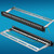 Rapink Patch Panel 24 Port Cat6A with Inline Keystone 10G Support, Coupler Patch Panel STP Shielded 19-Inch with Removable Back Bar, 1U Network Panel for Cat7, Cat6, Cat6A, Cat5e