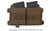KRYDEX Double 7.62 Magazine Holder Elastic Mag Holder with Hook Fasteners for MK3 and MK4 Chest Rig (Coyote Brown)
