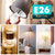 KUKUMAO LED Bulb 3W 25 Watt Equivalent, Night Stand Bulb Table Lamp Bulb A15 Light Bulbs Warm White 2700K LED Energy Saving E26 Medium Screw Base for Home Light Bulb