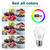 KUKUMAO LED Bulb 3W 25 Watt Equivalent, Night Stand Bulb Table Lamp Bulb A15 Light Bulbs Warm White 2700K LED Energy Saving E26 Medium Screw Base for Home Light Bulb