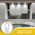 Honoson 20 Pieces 12V 5W Wedge Base Bulb RV Cabinet, Warm White Light