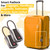 tag8 Dolphin Smart Padlock (Pack 1), TSA-Compliant Suitcase and Luggage Locks with Alarm, Keyless Bluetooth Suitcase Lock and Locker Padlock, Unlock via Phone App, Android and iOS Compatible, Silver