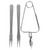 Hemoton Escargot Tongs and Forks Set Stainless Steel Snail Tong Forks for Home Restaurant Serving 1 Tong 2 Forks Ergonomic Handle 6.29 X 2.16 X 1.18 in