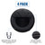 SYERAL Tire Covers Set of 4,Upgraded 5 Layer Nonwoven RV Wheel Covers, Waterproof Anti-UV Snow Sun Rain Tire Protectors Covers for Trailer,Camper,RV,Truck,SUV,25-27inch(S) Balck