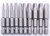 Daman 10pcs 5-Sided Screwdriver Bit Set, Magnetic Drill Bits, 1/4 Inch Hex Shank Bits, Security Tamper Proof Screwdriver, Pentagonal Screwdriver Bit