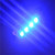 JXOFROAD LED Blue Boat Marine Lights,12V Interior Courtesy Light Deck Navigation Night Fishing Lure Lighted Waterproof Kayak Pontoon Swimming Strip Light(Pack of 6)