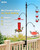 iBorn Bird Feeder Hook for Deck Railing Outside Hanging for Hummingbird Feeders Deck Hanger,3 Hooks 360 Degree Swivel,Attracting Birds Shepard Hook for Bird Feeders (Feeders are Not Included)