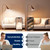 FLSNT 100W Eqv Dimmable A21 LED Bulbs, 1600LM, 5000K Daylight, E26, 4 Pack