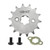 Saihisday 428 Chain Sprocket 14T 17mm Front Engine Sprocket Compatible with 50cc 70cc 110cc 125cc 140cc 160cc ATV Dirt Bike Quad TaoTao Roketa Sunl (14T, 17mm)