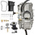 LSSM YFM350 Carburetor For Yamaha 1987-1998 Big Bear 350 1987-1995 Moto-4 350 YFM 350 1996-1998 Kodiak 400 YFM400 ATV Carb with Intake Manifold and Fuel Valve Switch, (LT-YFM350 002)