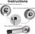 4PCS Nut Splitter Tool, Metal Heavy Duty Nut Splitter Breaker Cracker