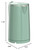 COOKTRON 1.7L Electric Kettle Quiet, Double Wall Hot Water Boiler BPA-Free, Quiet Boil and Cool Touch Tea Kettle, Cordless with Auto Shut-Off & Boil Dry Protection, 1500W Fast Boiling, Green