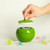Mozacona Ceramic Apple Shape Container Food Storage Jar with Lid